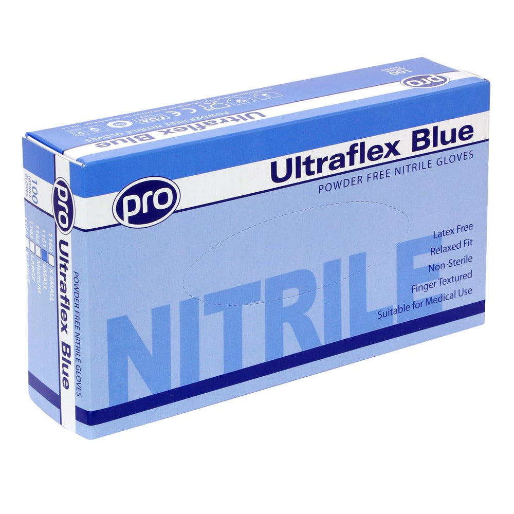 Noble NexGen 3 Mil Blue Biodegradable Powder-Free Nitrile Gloves - Extra  Large - 100/Box